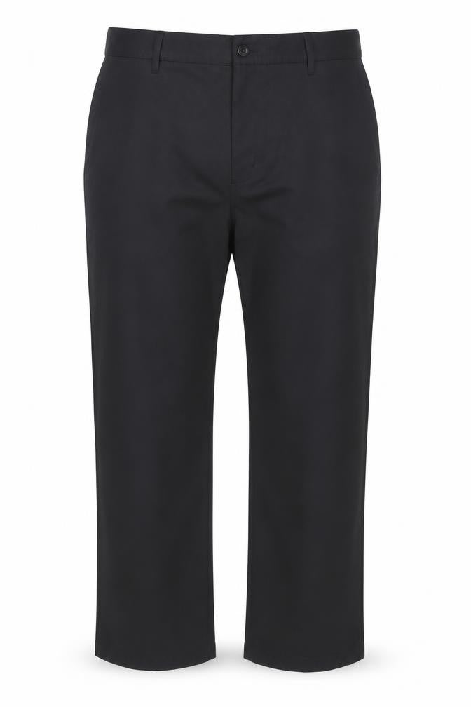 Mens UK Size 42W R Dunlop Regular Fit Chino Black Trousers