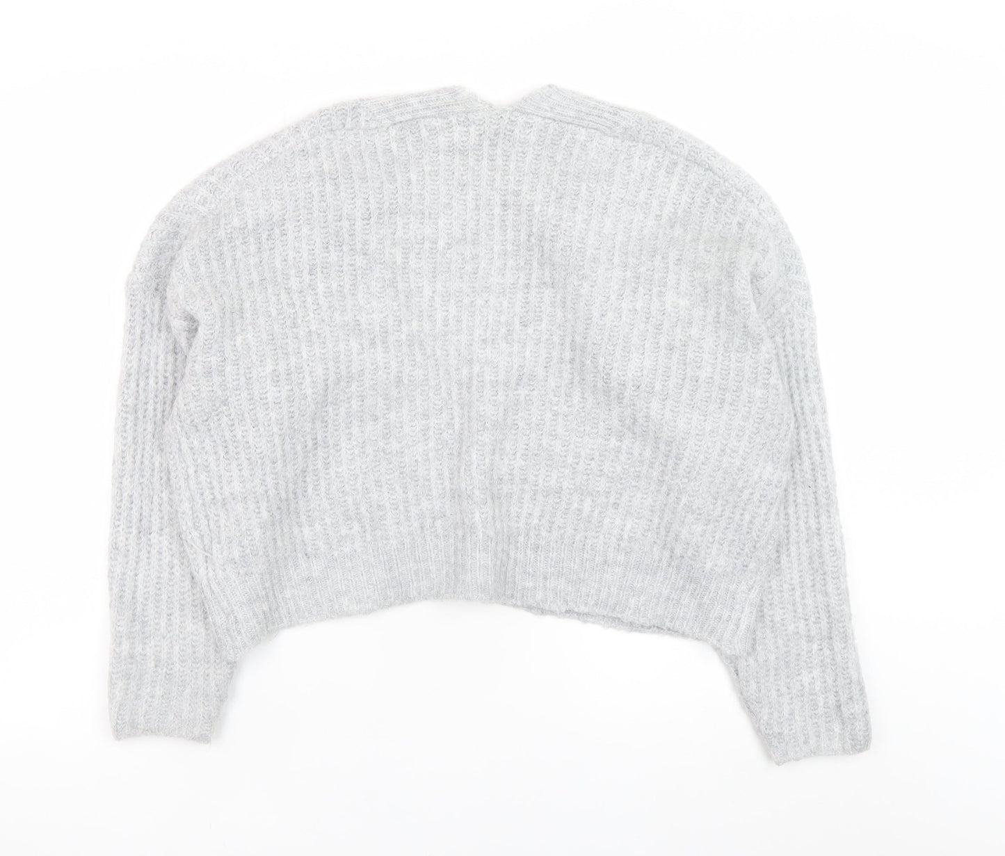 Womens UK Size M NEXT Grey Cardigan Jumper