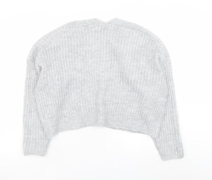 Womens UK Size M NEXT Grey Cardigan Jumper