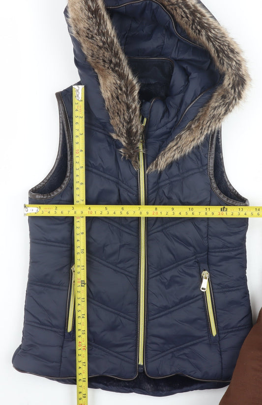 Boys UK Size 7-8 Years Firetrap Blue Puffer Jacket