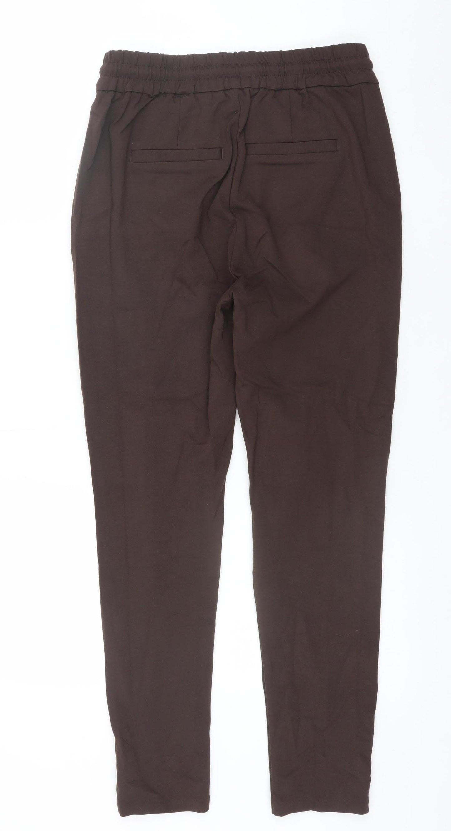 Womens UK Size XS VERO MODA Regular Fit Jogger Brown Trousers