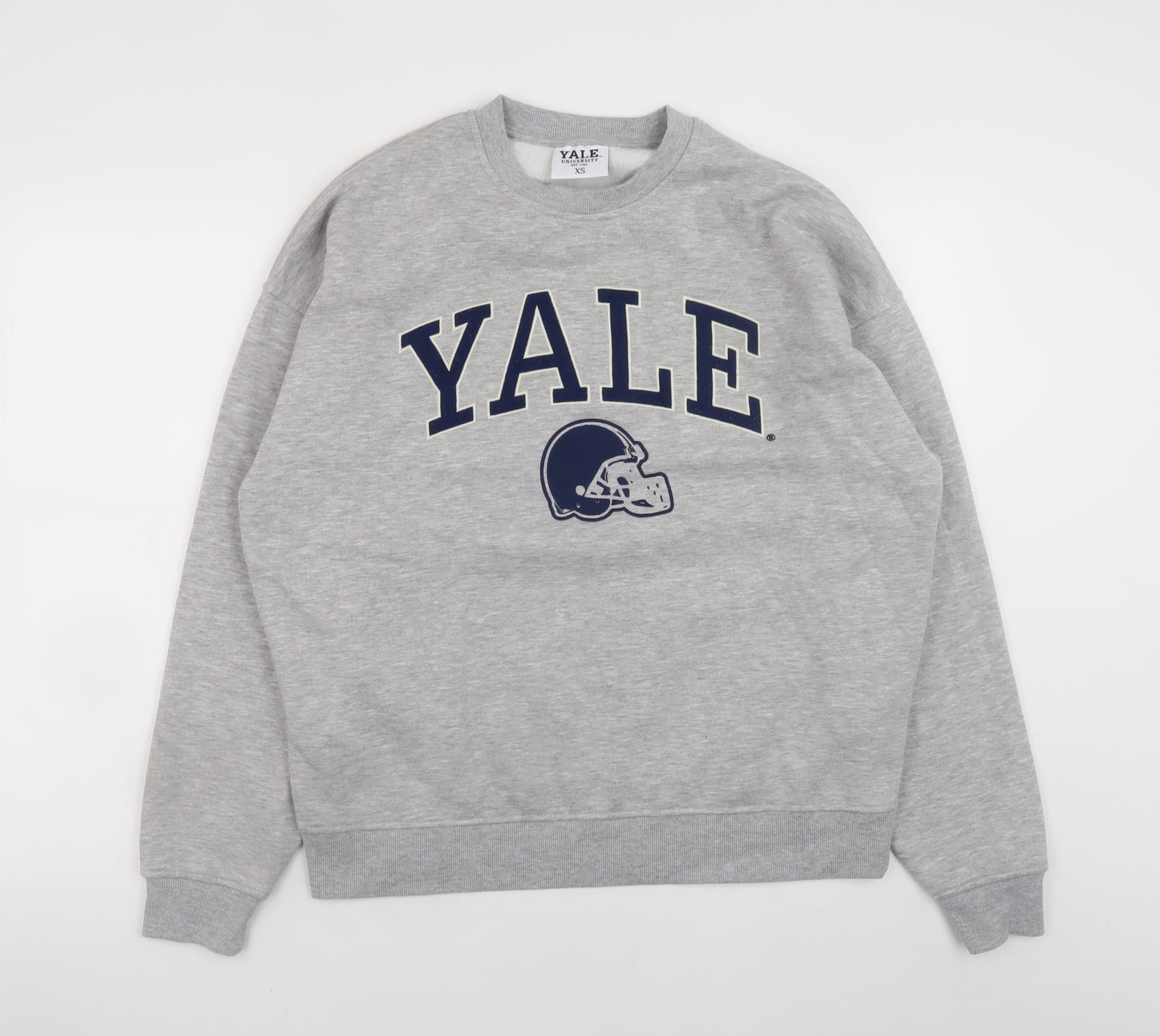 Mens UK Size XS Yale University Grey Pullover Sweatshirt