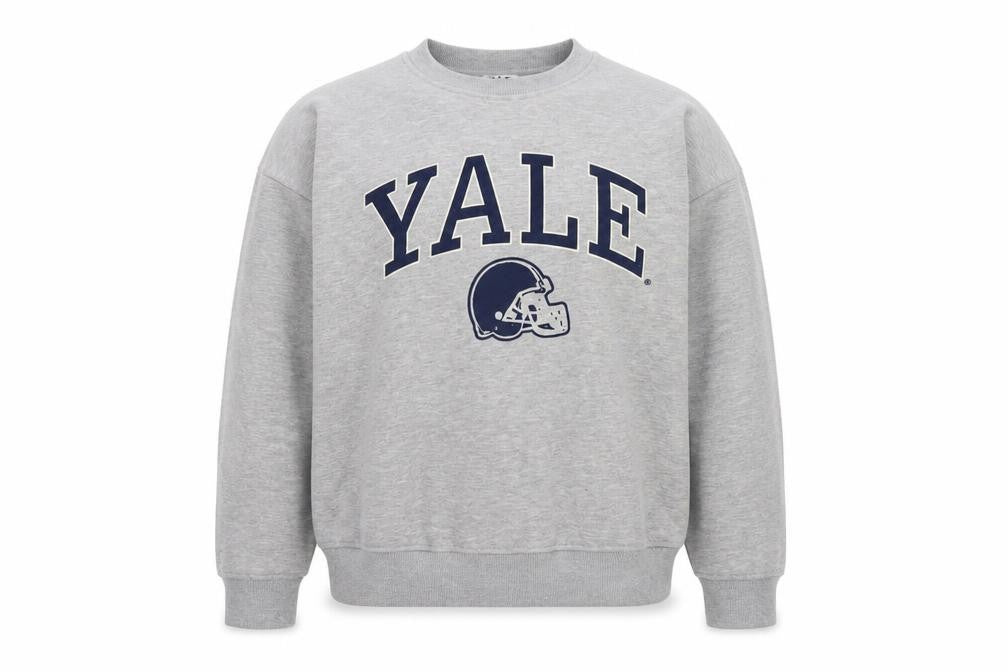 Mens UK Size XS Yale University Grey Pullover Sweatshirt