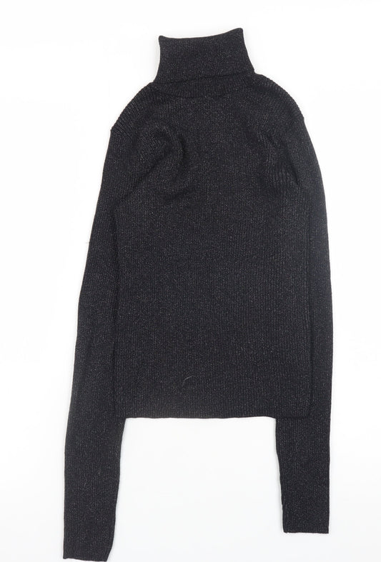 Womens UK Size XS Primark Black Pullover Jumper
