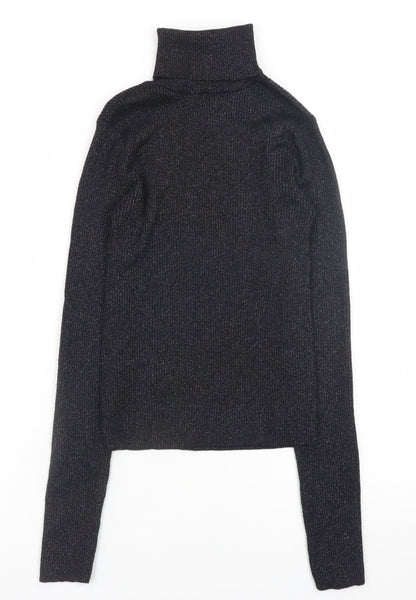 Womens UK Size XS Primark Black Pullover Jumper