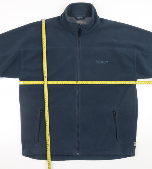 Regatta Mens Blue Fleece Full Zip Outdoor Jacket XL 44in