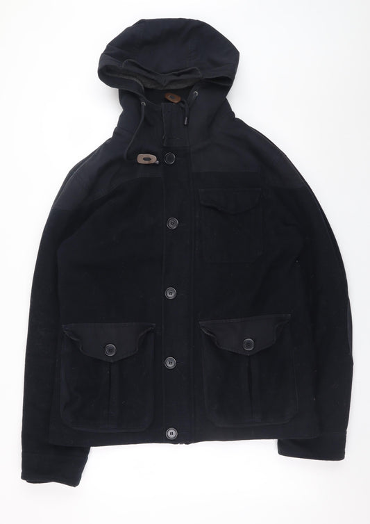 Mens UK Size L NEXT Black Parka Coat