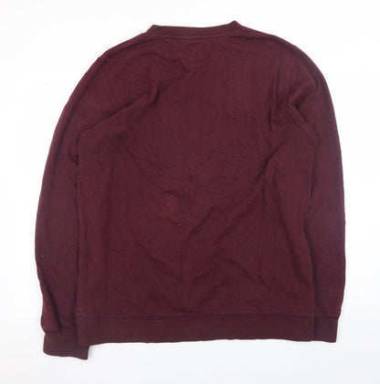 Mens UK Size XL Element Red Pullover Sweatshirt