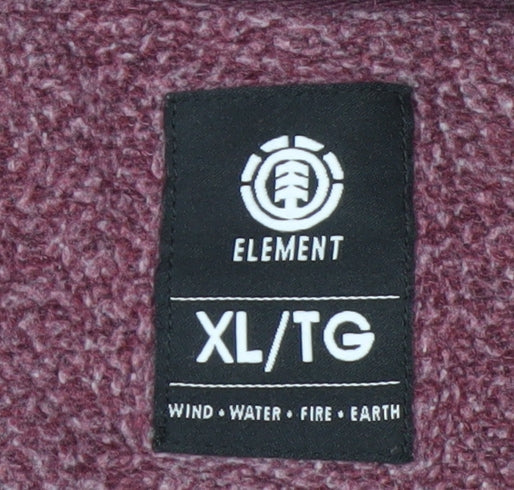 Mens UK Size XL Element Red Pullover Sweatshirt