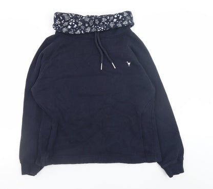 Womens UK Size 10 Quba & Co Blue Pullover Hoodie