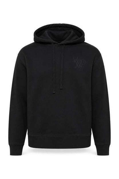 Mens UK Size M More Joy Black Pullover Hoodie