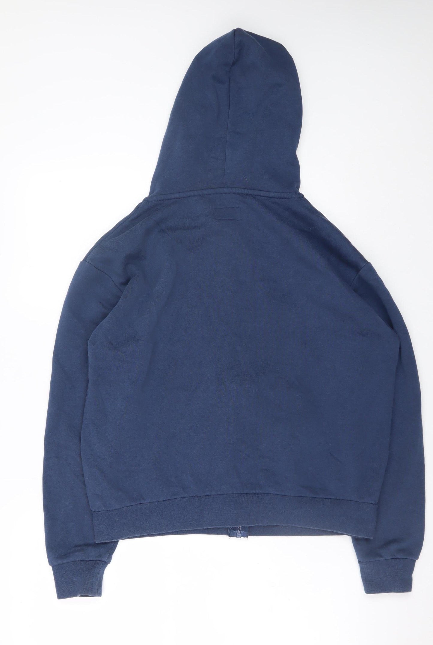 Mens UK Size M Converse Blue Full Zip Hoodie