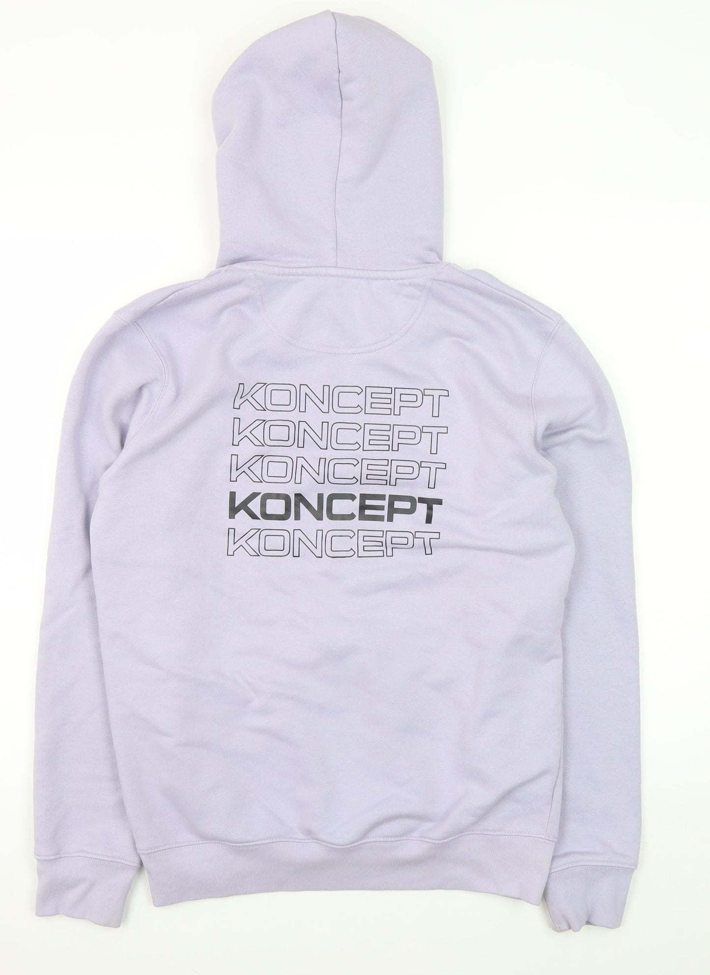 Mens UK Size S KONCEPT Purple Pullover Hoodie