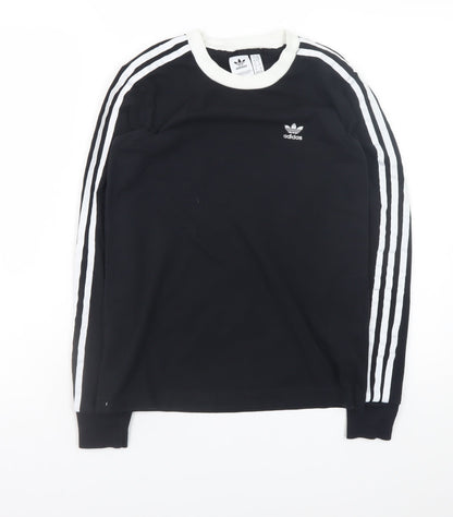 Womens UK Size XS adidas Black Basic T-Shirt