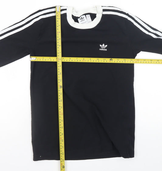 Womens UK Size XS adidas Black Basic T-Shirt