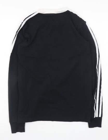Womens UK Size XS adidas Black Basic T-Shirt