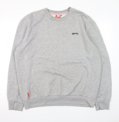 Mens UK Size XL Slazenger Grey Pullover Sweatshirt