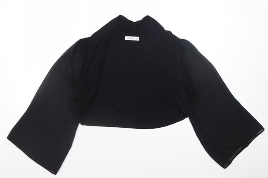 Womens UK Size 16 Gallery Black Kimono Blouse