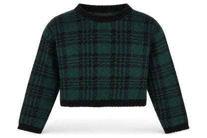 Womens UK Size M Boohoo Green Pullover Jumper