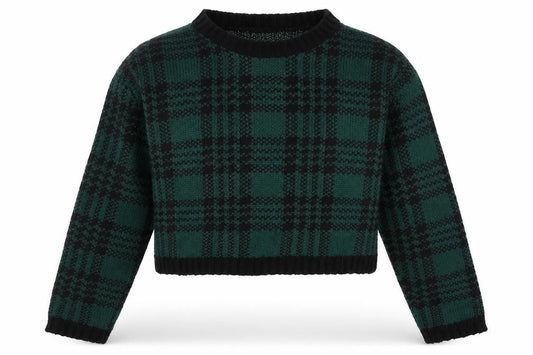 Womens UK Size M Boohoo Green Pullover Jumper