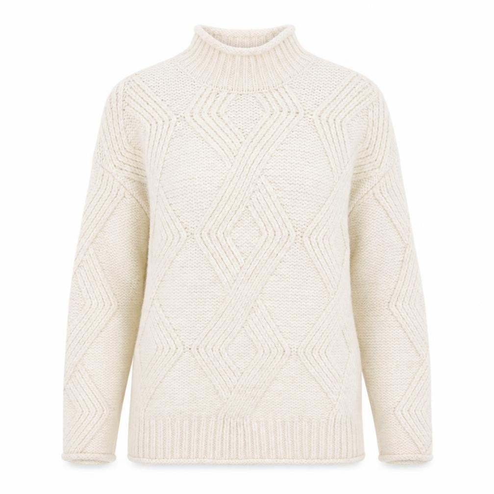 Womens UK Size S Marks and Spencer Ivory Pullover Jumper