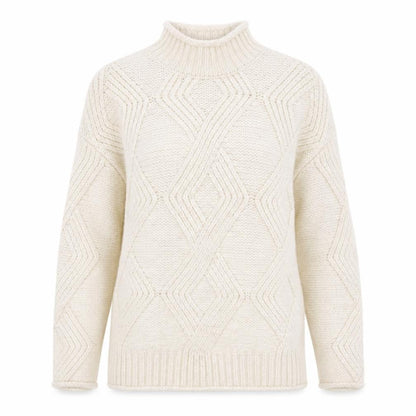 Womens UK Size S Marks and Spencer Ivory Pullover Jumper