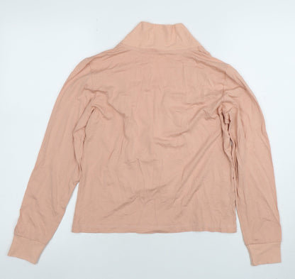 Womens UK Size M Equilibrio Pink Wrap Blouse