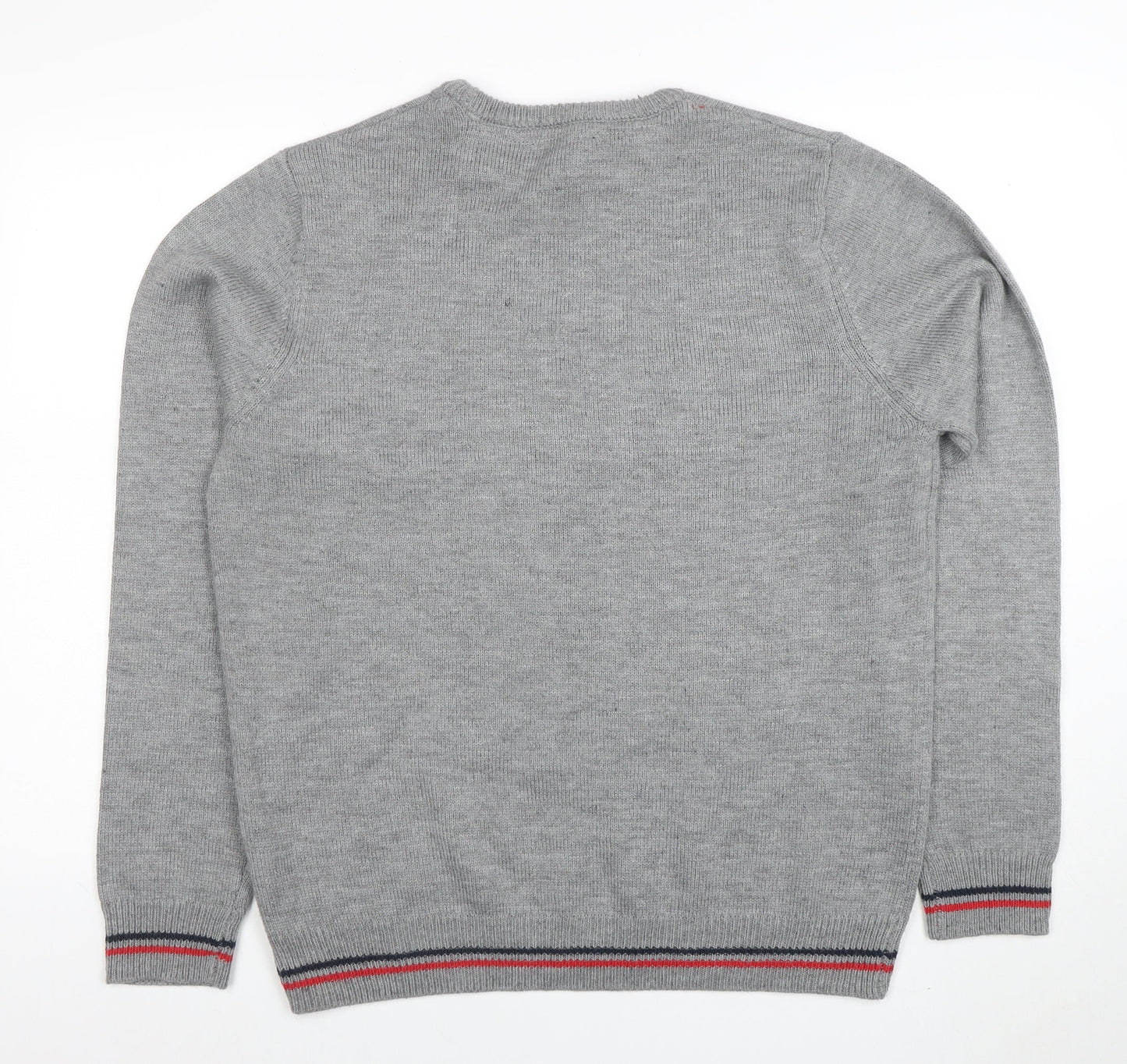 Mens UK Size XL Cedar Wood State Grey Pullover Jumper