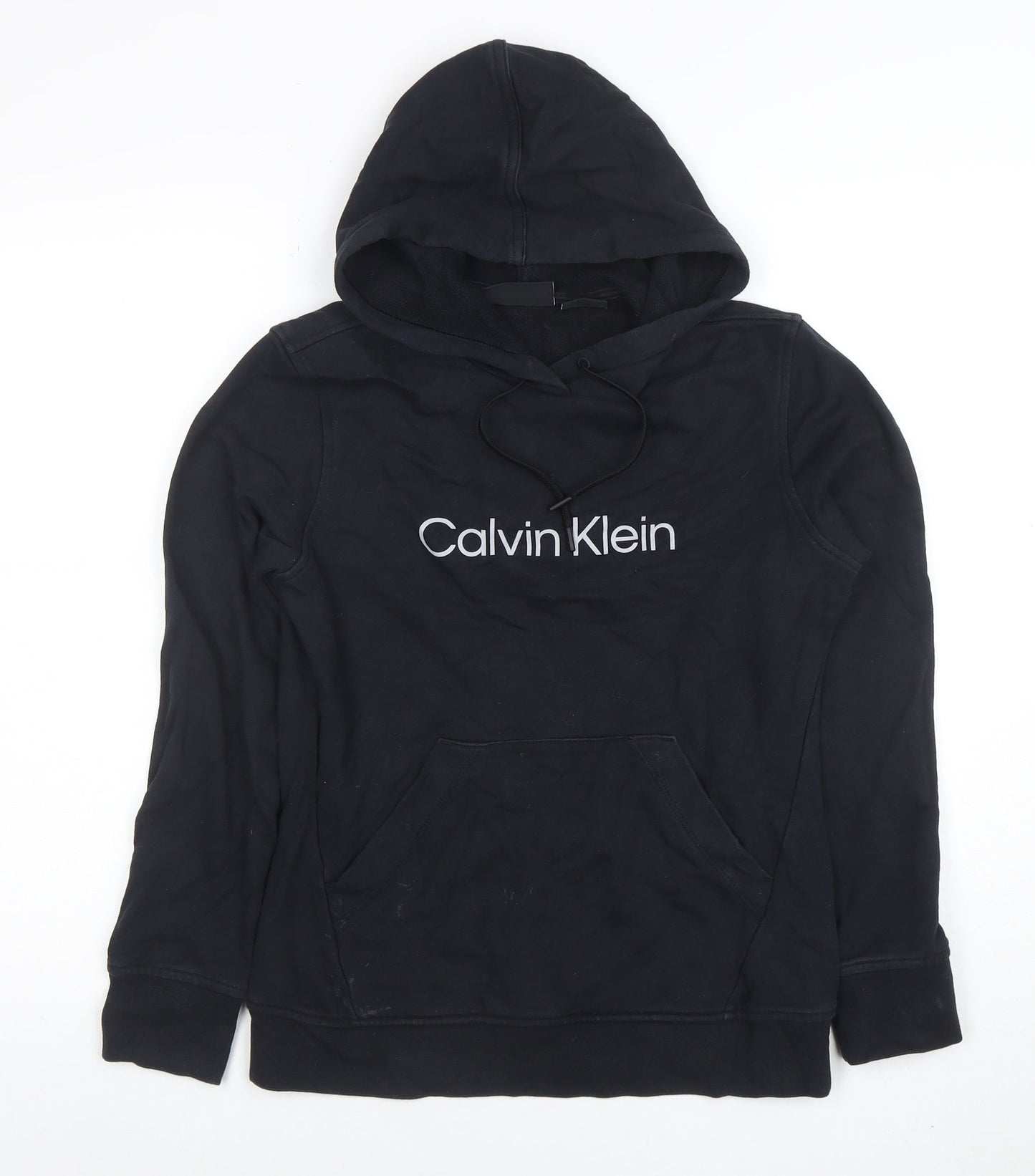 Mens UK Size XS Calvin Klein Black Pullover Hoodie