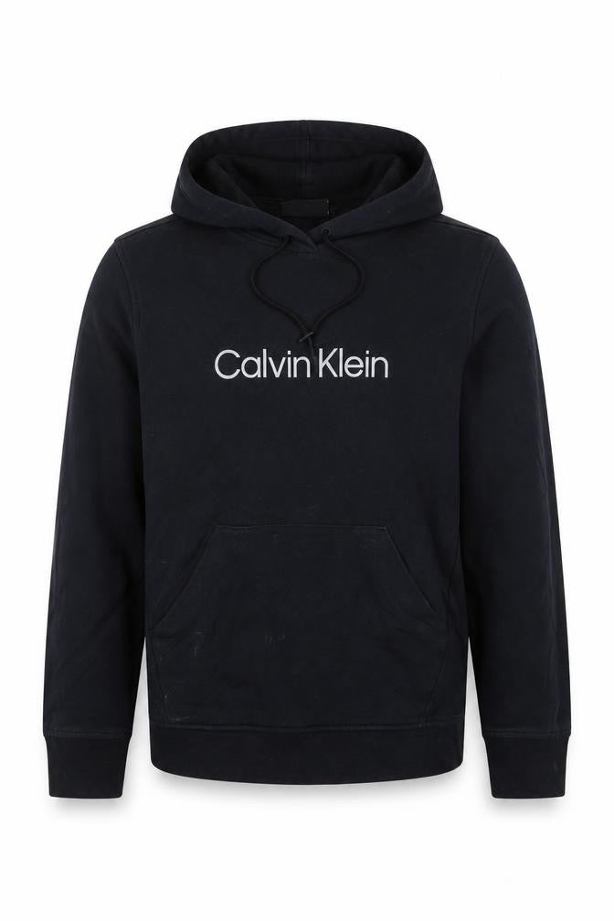 Mens UK Size XS Calvin Klein Black Pullover Hoodie