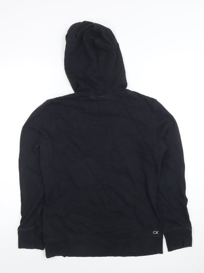 Mens UK Size XS Calvin Klein Black Pullover Hoodie