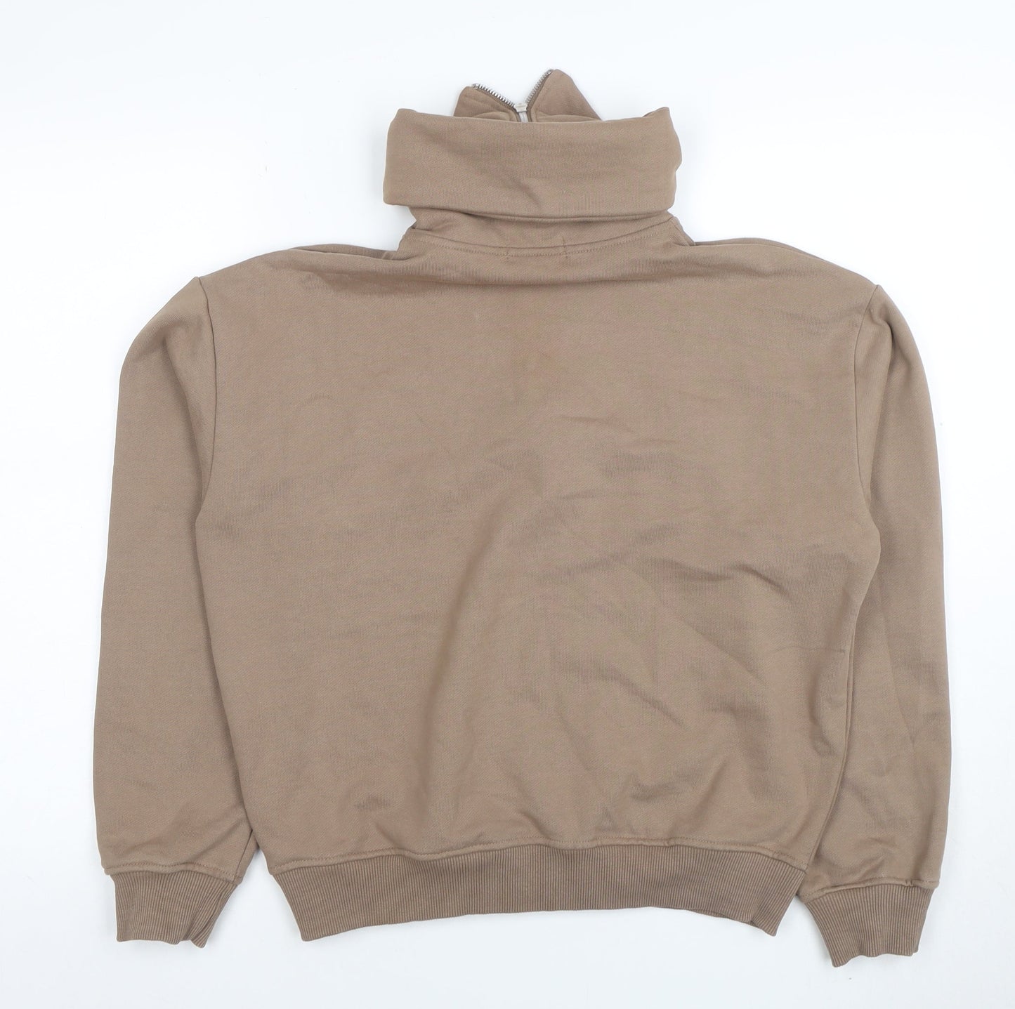 Womens UK Size XS PRETTYLITTLETHING Beige Pullover Sweatshirt
