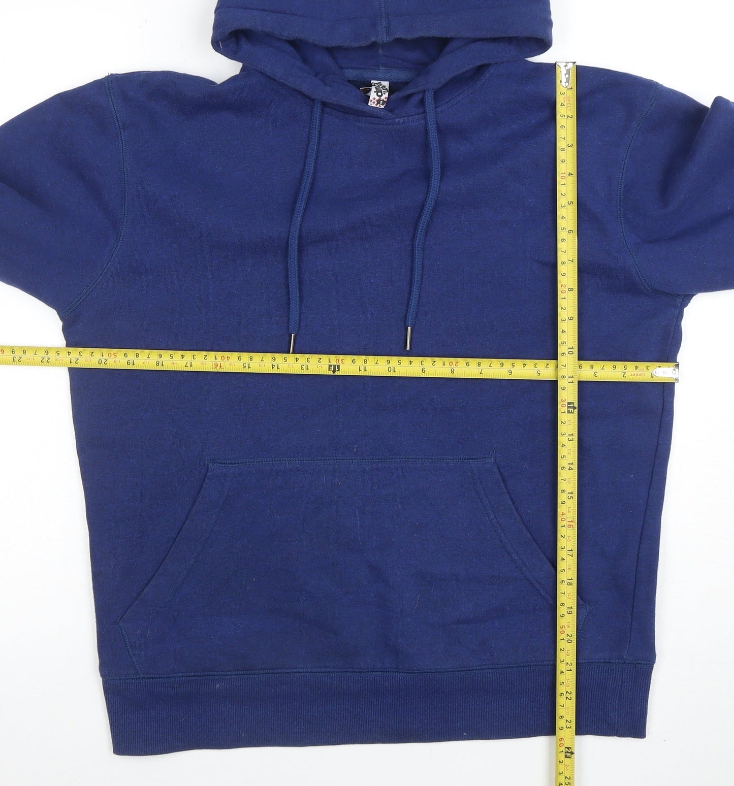 Mens UK Size S urban equip Blue Pullover Hoodie