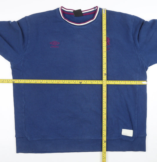 Mens UK Size S Urban Equip Blue Pullover Sweatshirt