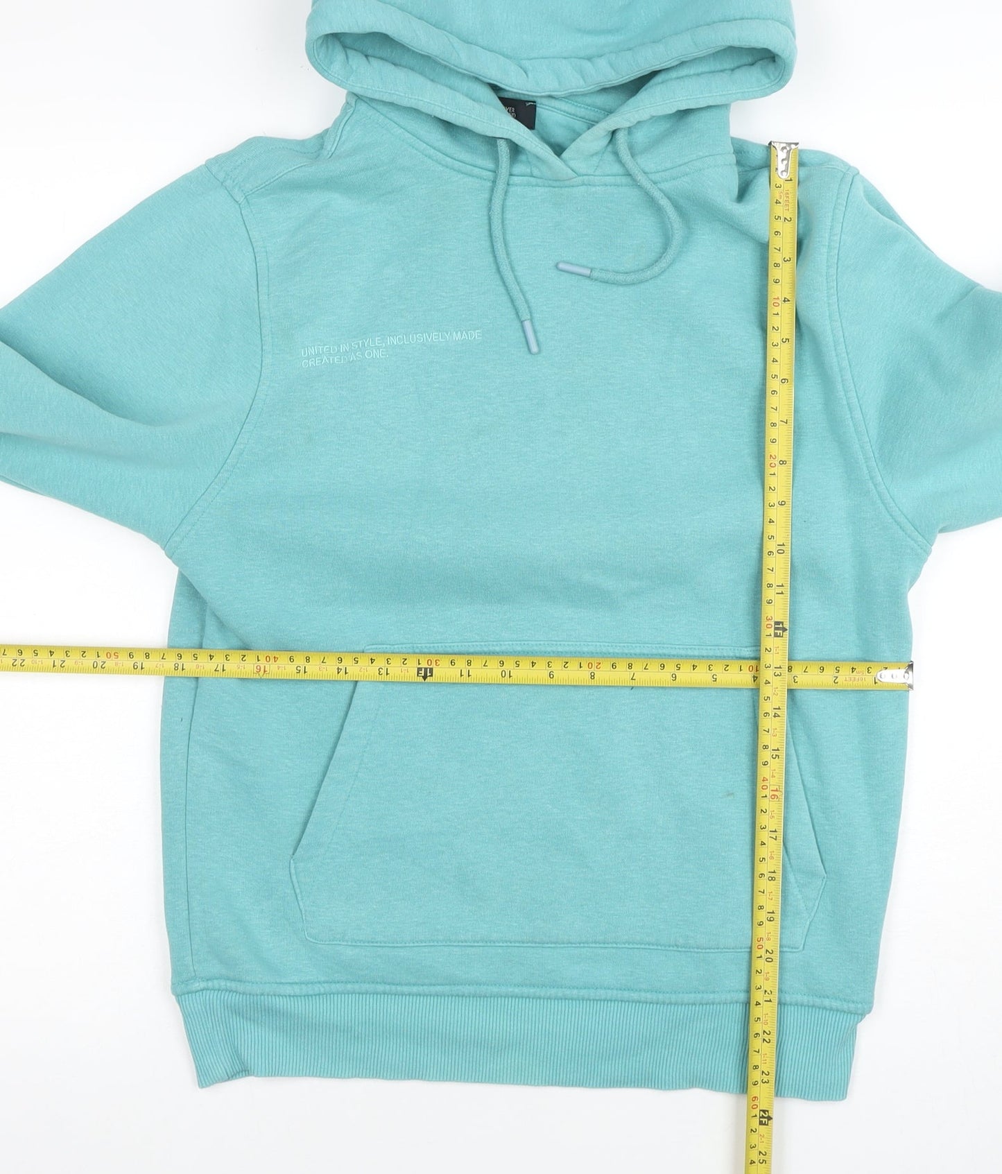 Mens UK Size XS River Island Blue Pullover Hoodie