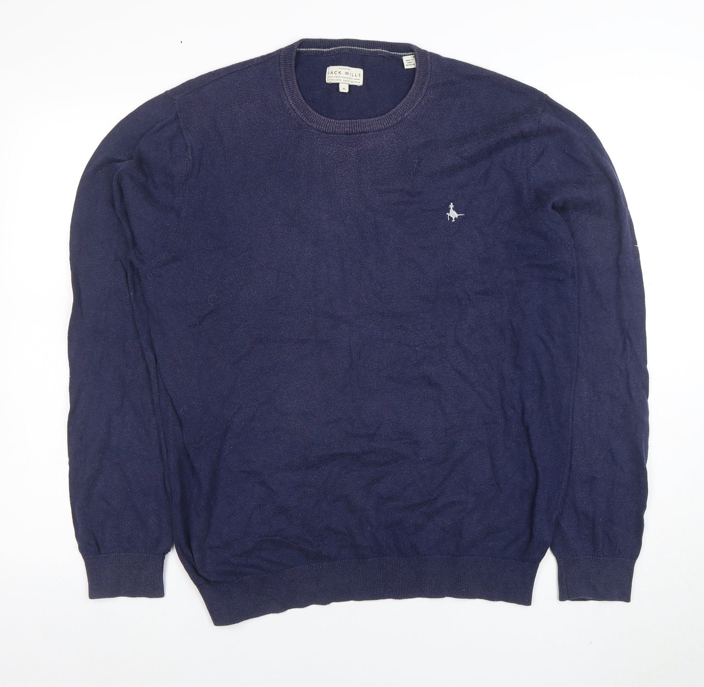 Mens UK Size XL Jack Wills Blue Pullover Jumper