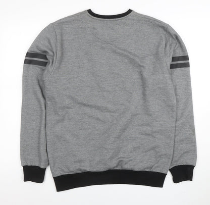 Mens UK Size M Hope Not Out Grey Pullover Sweatshirt