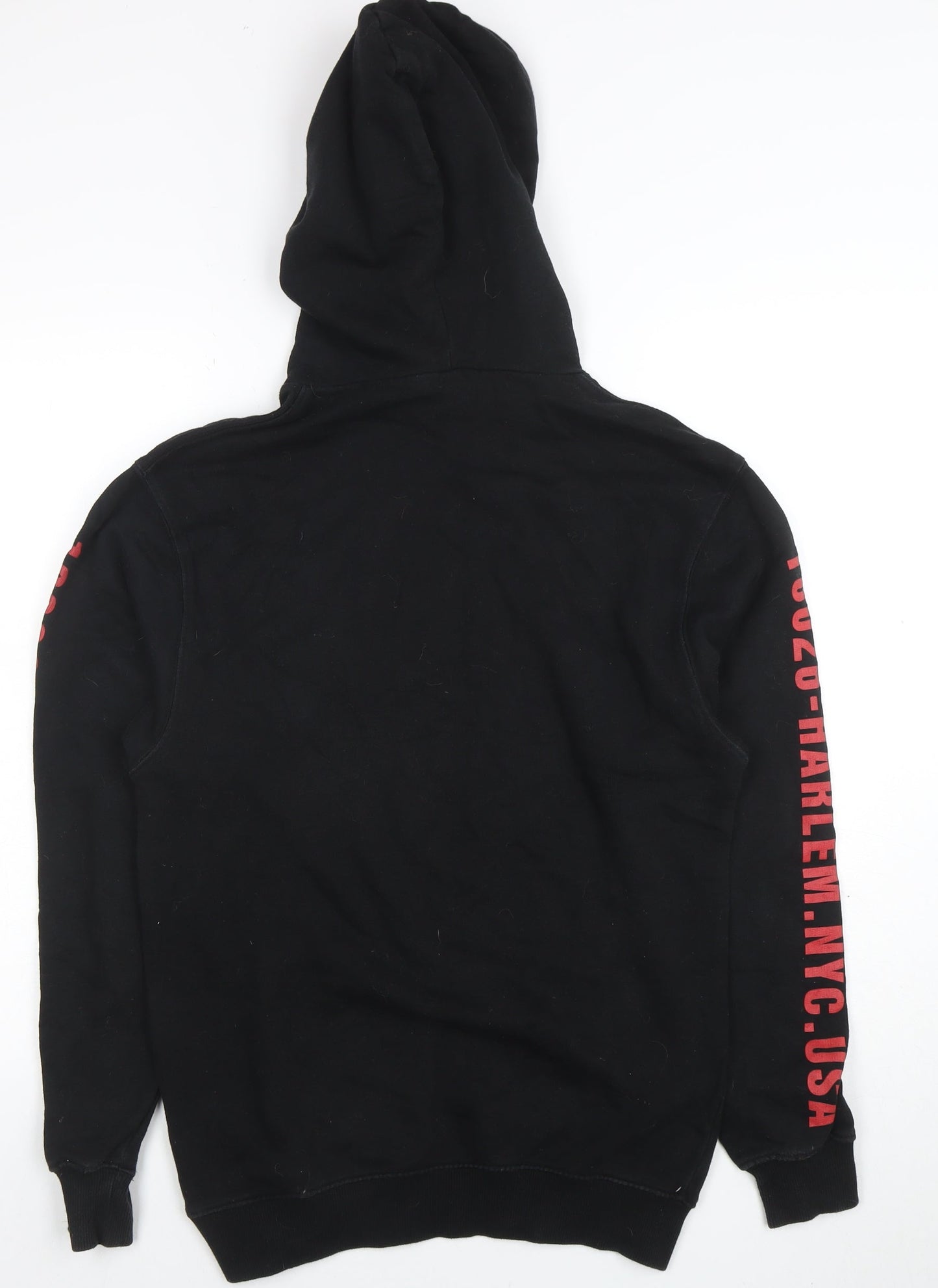 Mens UK Size XS H&M Divided Black Pullover Hoodie
