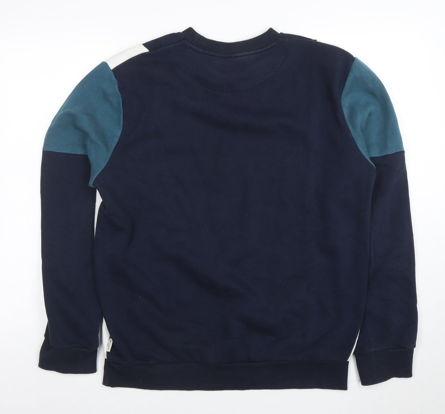 Mens UK Size M Easy Blue Pullover Sweatshirt