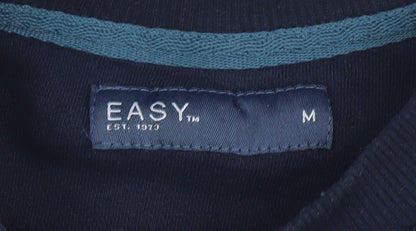 Mens UK Size M Easy Blue Pullover Sweatshirt