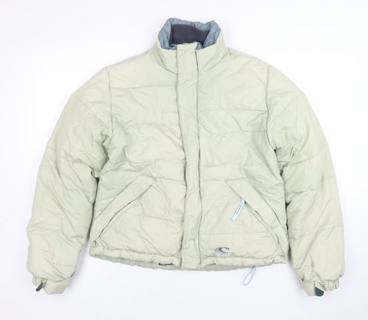 Womens UK Size S O'Neill Beige Puffer Jacket