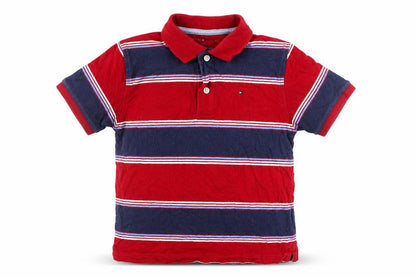 Boys UK Size 6 Years Tommy Hilfiger Red Basic Polo