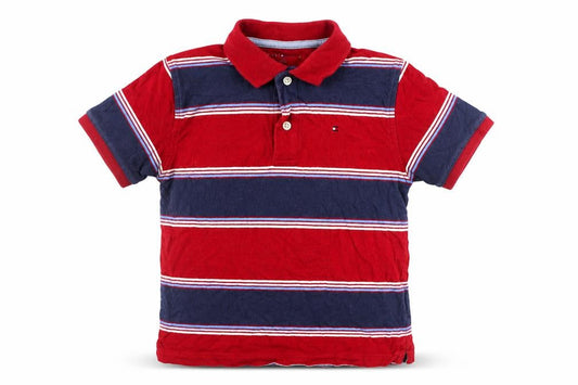 Boys UK Size 6 Years Tommy Hilfiger Red Basic Polo