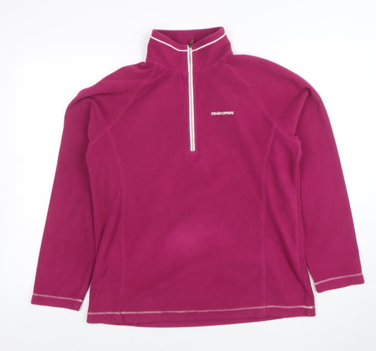 Womens UK Size 12 Craghoppers Pink Pullover Sweatshirt