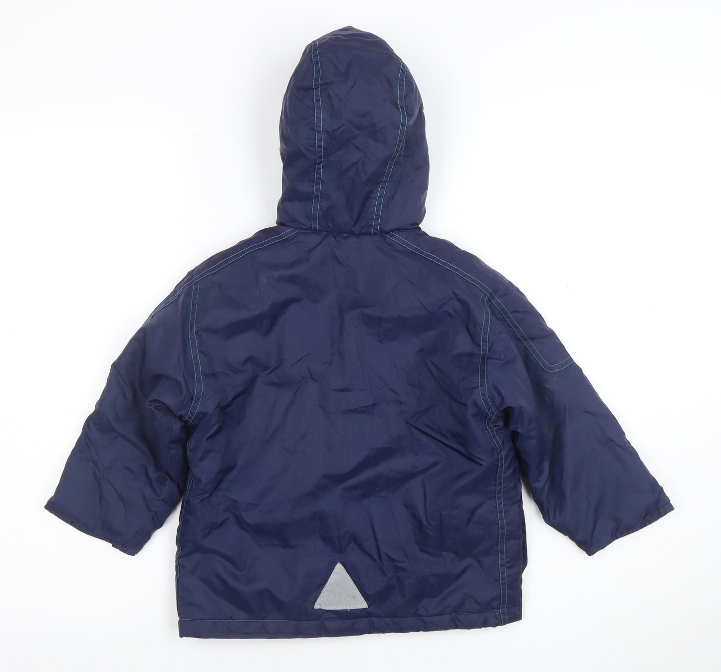 Boys UK Size 2-3 Years Mothercare Blue Puffer Jacket