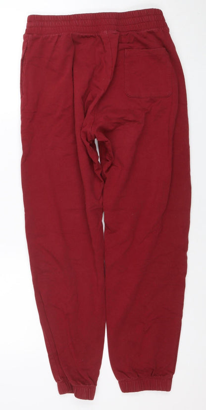 Womens UK Size M Champion Regular Fit Jogger Red Trousers