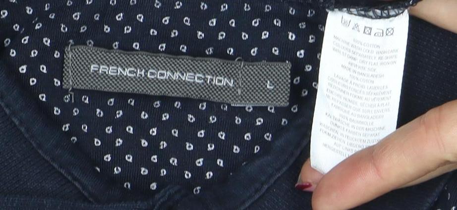 Mens UK Size L French Connection Cotton Polo Shirt