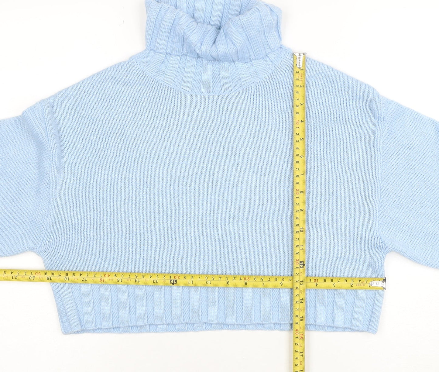 Womens UK Size 10 H&M Blue Pullover Jumper