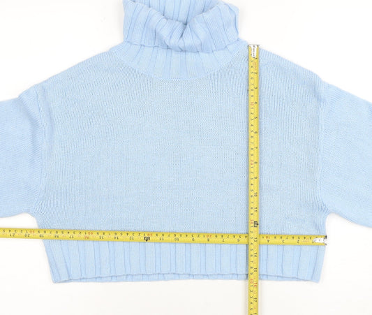 Womens UK Size 10 H&M Blue Pullover Jumper