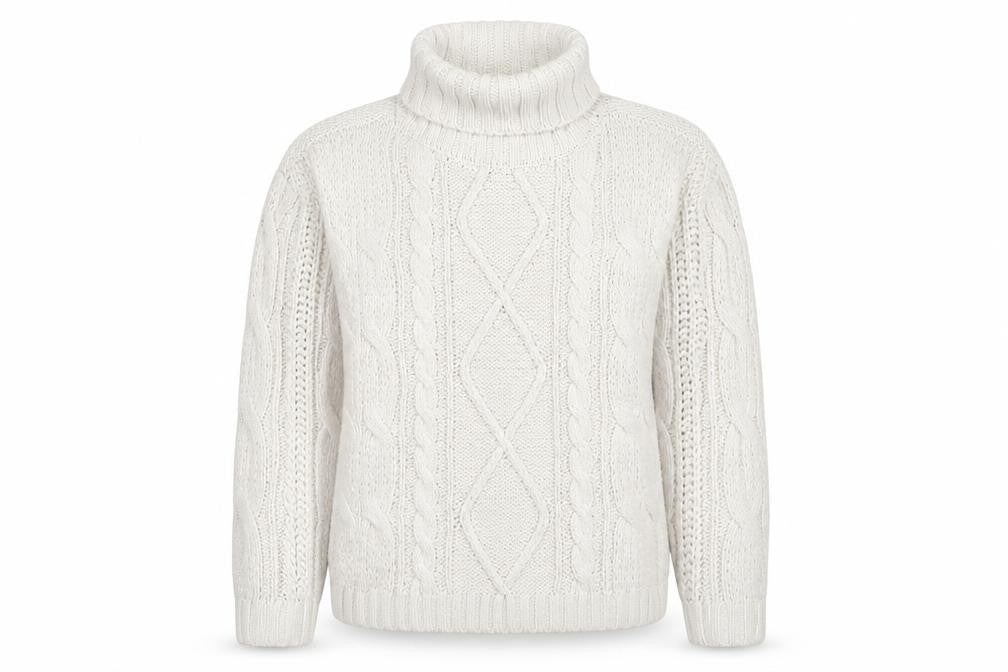 Womens UK Size M Primark White Pullover Jumper
